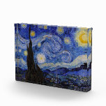 Bloc Photo Vincent Van Gogh - La nuit étoilée<br><div class="desc">The Starry Night / La nuit etoilee - Vincent Van Gogh en 1889</div>