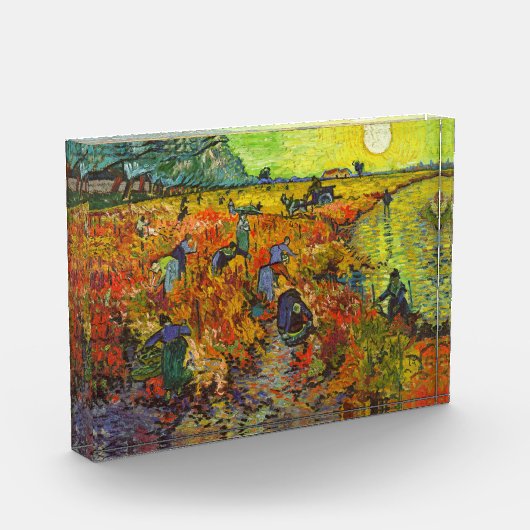 Bloc Photo Vincent van Gogh - Le vignoble rouge (Gauche)