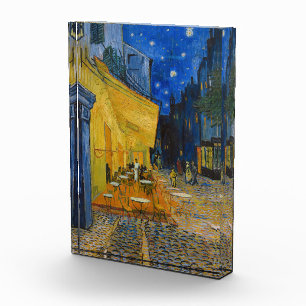 Bloc Photo Vincent van Gogh - Terrasse de café la nuit