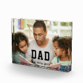 Bloc Photo Vintage Dad Established Gift Photo (Droite)