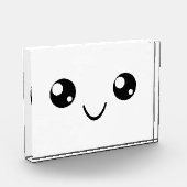 Bloc Photo Visage souriant (Gauche)