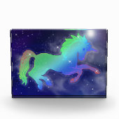 Bloc Photo Vol Starry Night Unicorn | Art Imaginaire (Devant)