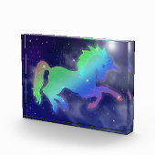 Bloc Photo Vol Starry Night Unicorn | Art Imaginaire (Droite)