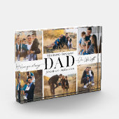 Bloc Photo We Love You Dad Simple Father Collage Keepsake (Gauche)
