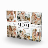 Bloc Photo We Love You Mom Simple Mother Collage Keepsake (Droite)