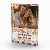 Bloc Photo Wedding invitation keepsake photo block (Droite)