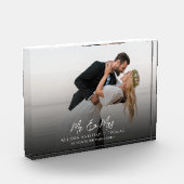Bloc Photo Wedding Simple Photo Minimalist Couple Calligraphy (Gauche)