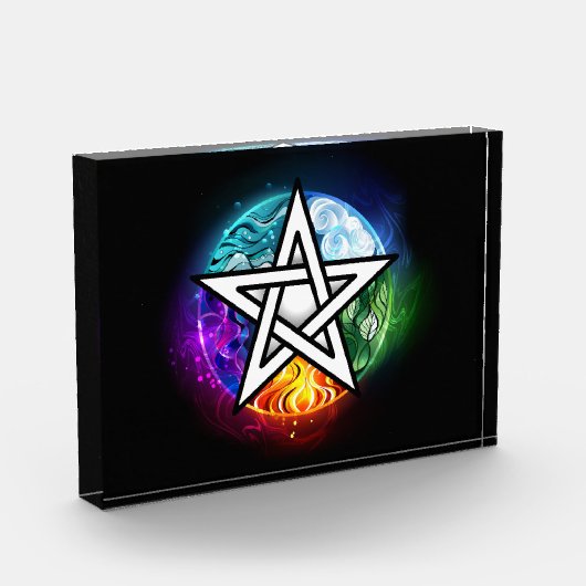 Bloc Photo Wiccan pentagram (Gauche)