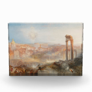 Bloc Photo William Turner British - Moderne Rome-Campo Vaccin