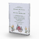 Bloc Photo Winter Wonderland Keepsaké Mariage Invitation (Droite)