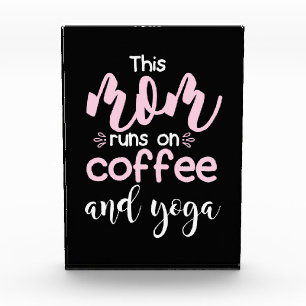 Bloc Photo Yoga Lover Cette Maman Fait Du Café Et Du Yoga