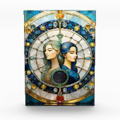 Bloc Photo Zodiac - Gemini Les Jumeaux (Devant)