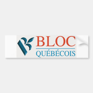 Bloc Québécois Logo Bumpersticker