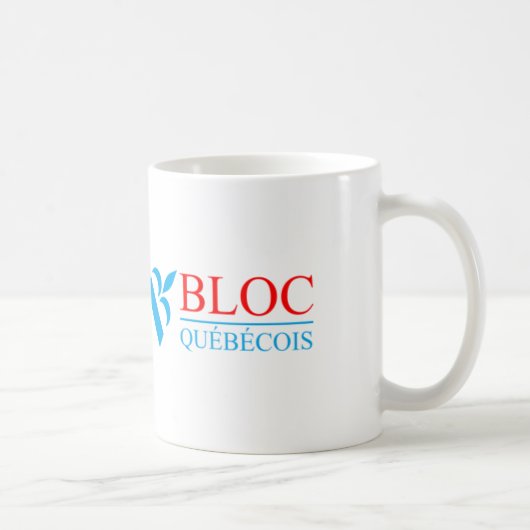 Bloc Québécois Logo Koffiemok (Rechts)