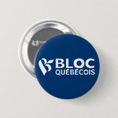Bloc Québécois Ronde Button 5,7 Cm (Voorkant /achterkant)