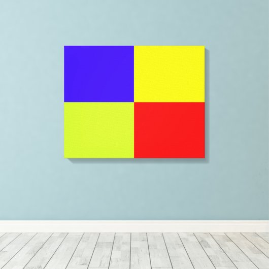 Blocage de couleur - Toile en continu (Insitu (Plancher de Bois))