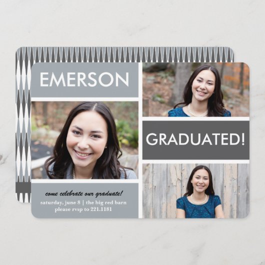 Blocage des diplômes Invitation (Devant / Derrière)