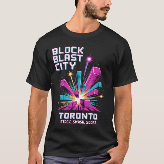 Block Blast City T-shirt (Voorkant)