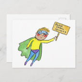 Block Chain Security Briefkaart (Voorkant / Achterkant)