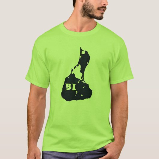 Block Island BI Shape T-shirt (Voorkant)