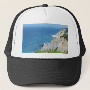 Block Island Bluffs - Block Island, Rhode Island Trucker Pet