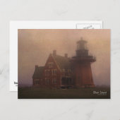Block Island Lighthouse Briefkaart (Voorkant / Achterkant)