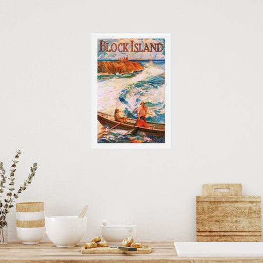 Block Island Poster (Keuken)