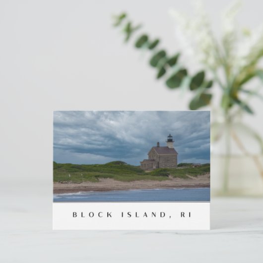 Block Island, Rhode Island Carte postale (Debout devant)