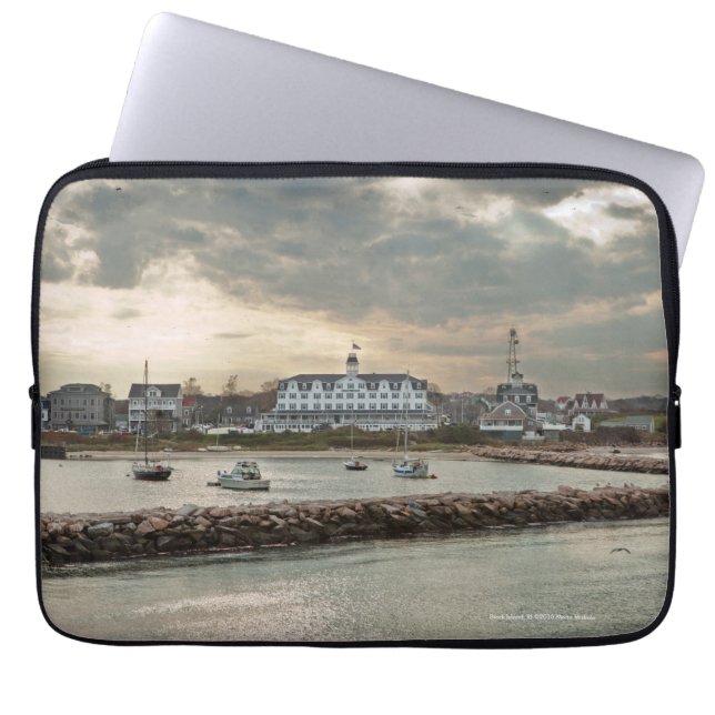 Block Island, Rhode Island Laptop Sleeve (Voorkant)