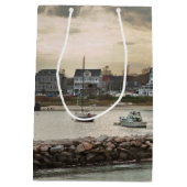 Block Island, Rhode Island Medium Cadeauzakje (Achterkant)