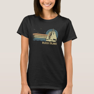 Block Island Sailing  Zeilboot Summer Sailo T-shirt