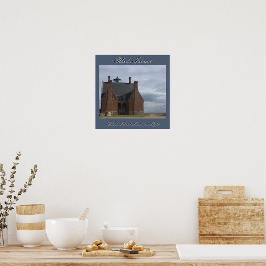 Block Island Southeast Light Poster (Cuisine)