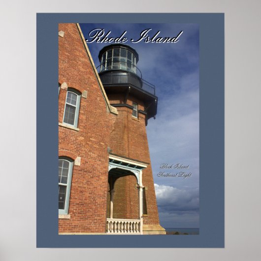 Block Island Southeast Light Poster (Devant)
