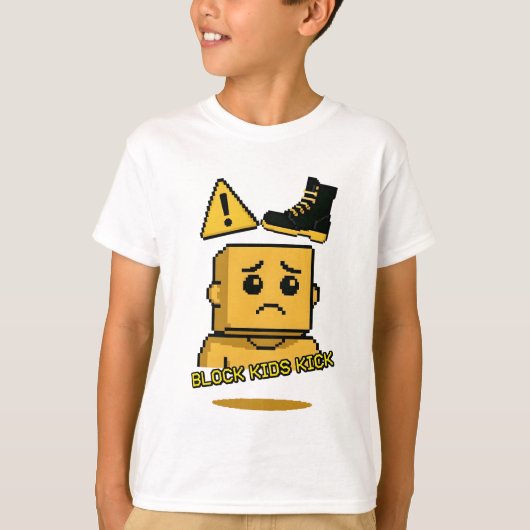 BLOCK KIDS KICK T-SHIRT (Voorkant)
