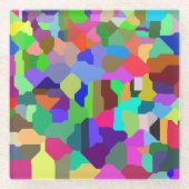 Block Tegel Glass Onderzetter Glazen Onderzetter (Voorkant)