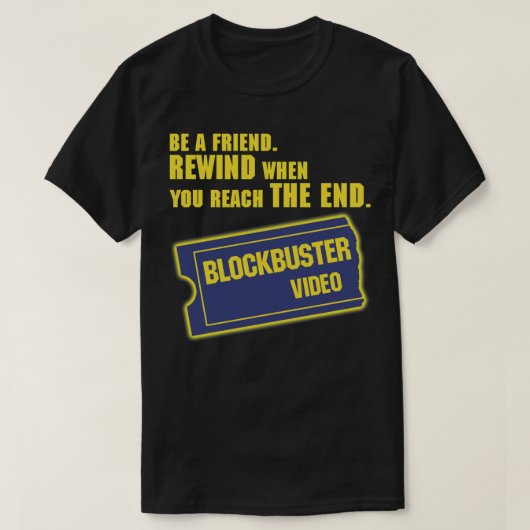 Blockbuster Video Merchandise Classic T-Shirt (Design devant)