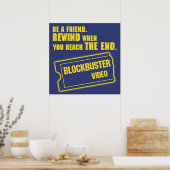Blockbuster Video Merchandise Poster (Keuken)