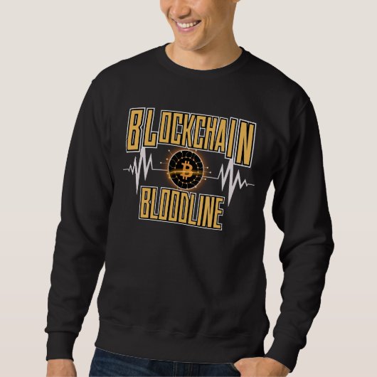 Blockchain Bloodline™ Quiet Power Crypto Architect Trui (Voorkant)