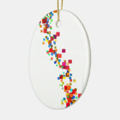 Blockchain Technology als creatief bedrijf Keramisch Ornament (Links)