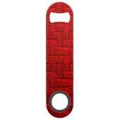 Blocked Red Bottle Opener Speed Flessenopener (Achterkant)