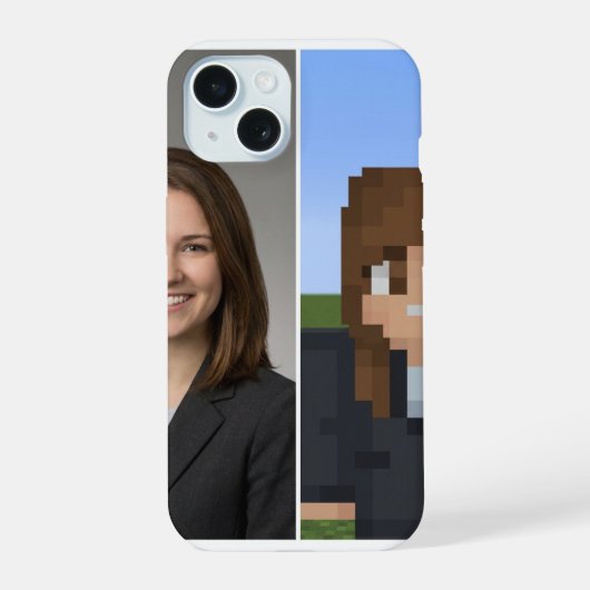 BlockPix Minecraft Character Phone Case (Verso)