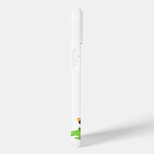 BlockQuest Adventures - Pixel Art iPhone 15 coque (Verso / Droite)