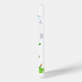 BlockQuest Adventures - Pixel Art iPhone 15 hoesje (Achterkant / Links)