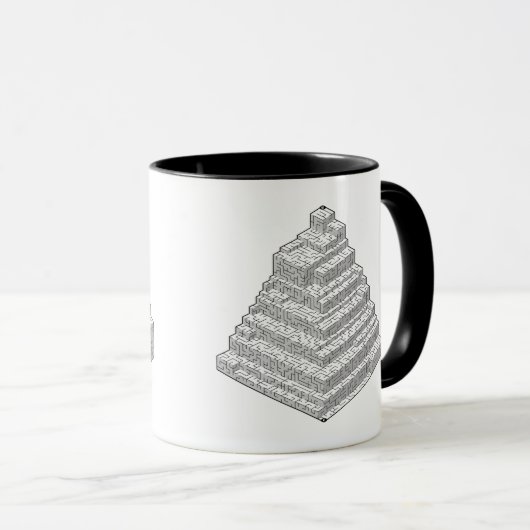 Blocks Maze Puzzle Mug (Devant droit)