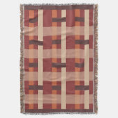 Blocks orange, Brown Deken (Voorkant Verticaal)