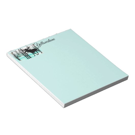 Blocnote-geelsteen Notitieblok (Schuin)