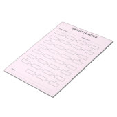 Blocnote met persoonlijke gewichtscontrole (Schuin)