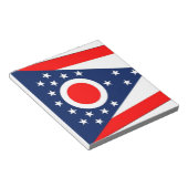 Blocnote met vlag van de staat Ohio (Schuin)