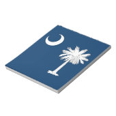 Blocnote met vlag van de staat South Carolina (Gedraaid)