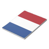 Blocnote met vlag van Nederland (Gedraaid)